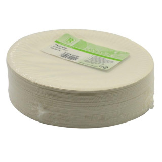 Talerze papierowe 100szt 18cm